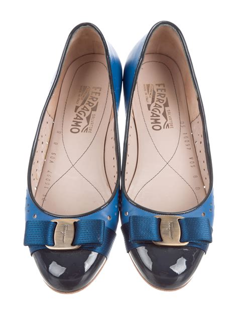 varina leather flat salvatore ferragamo